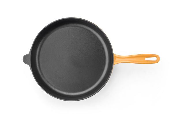 Cast Iron Frying Pan with steel - 28 cm