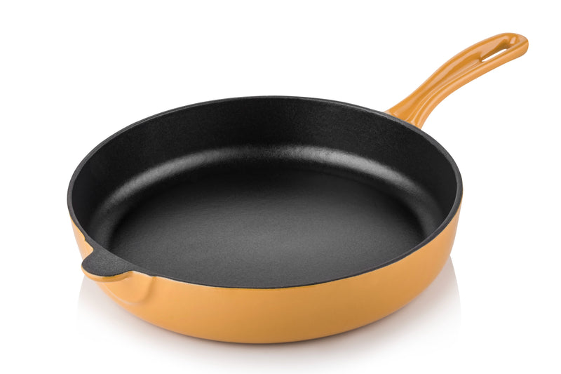 Cast Iron Frying Pan with steel - 28 cm