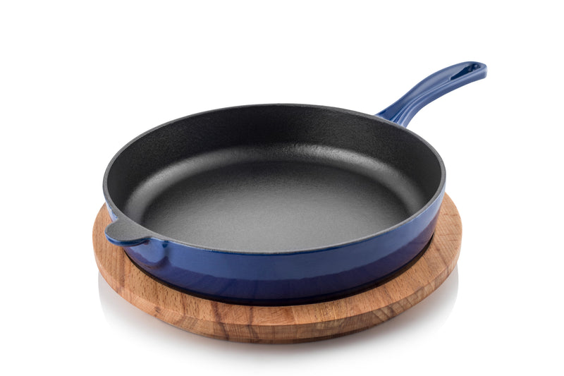 Cast Iron Frying Pan with steel - 24 cm